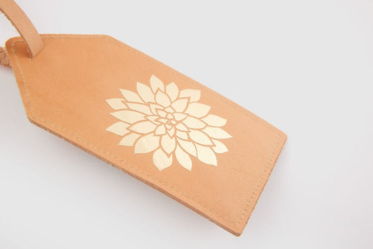 Skórzana przywieszka do bagażu