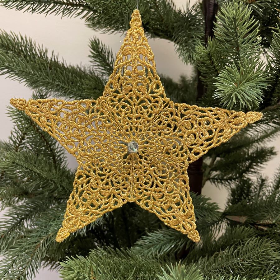 Christmas Lace Star