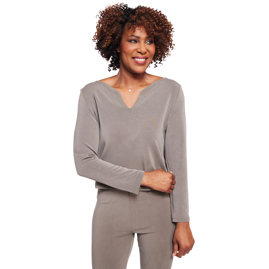 Ali V Neck Lounge Top