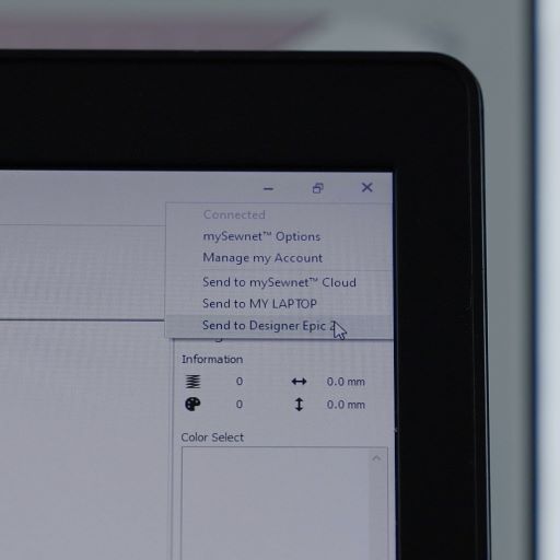 Exploring Connected Features in Embroidery Software