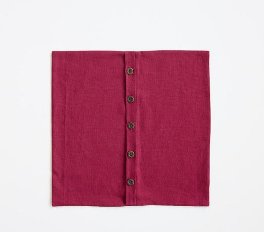 Ompele selkäpainikkeinen tyynynpäällinen