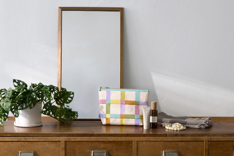 Quilted Zipper Pouch