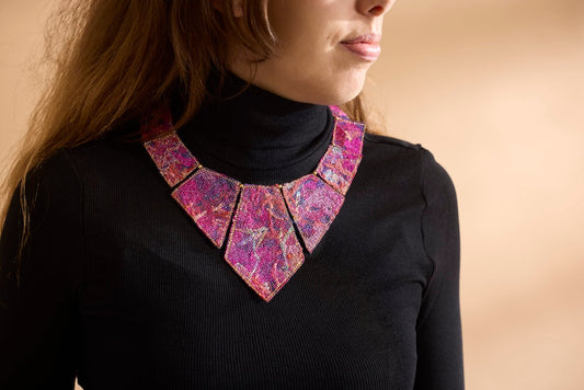 Geometric Link Necklace - In The Hoop Project