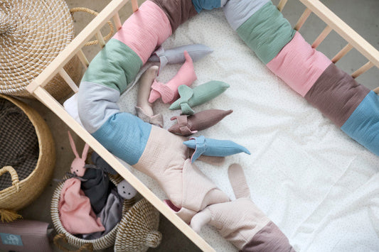 Sleeping Dachshund Pillow with Puppies