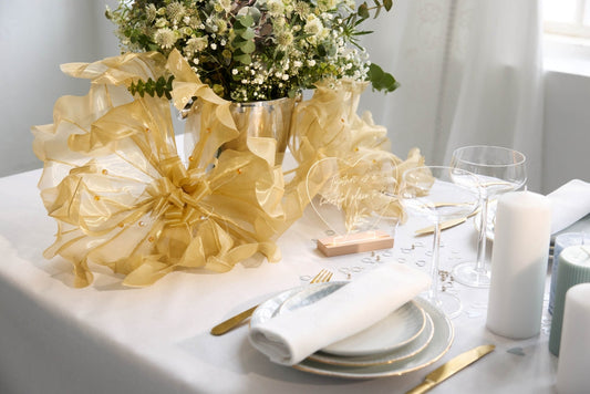 Giant Organza Flower Decor!
