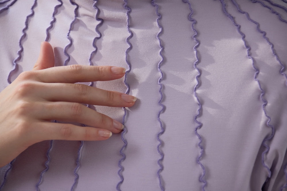 Basis T-shirt naar een Dolman Top met Ruches