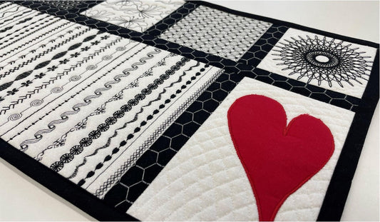 Valentine Placemat with Digitizing Instructions