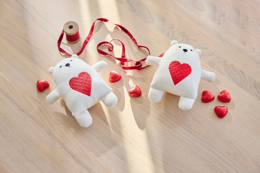 Embroidered Plush Toy Bear