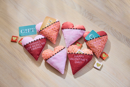 Sew a Heart Gift Card Holder