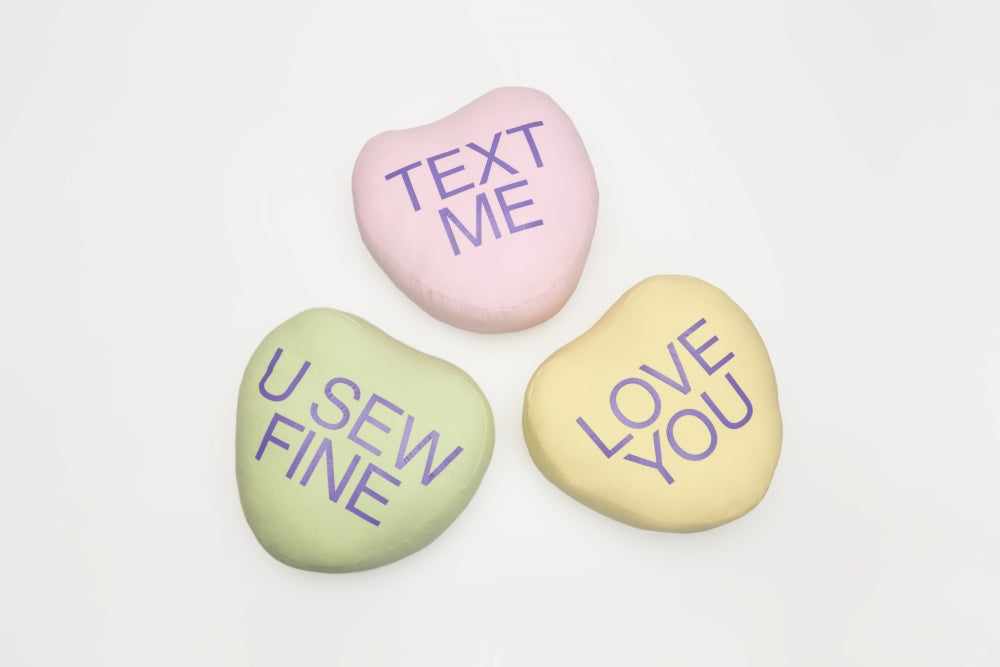 Candy Heart Pillows