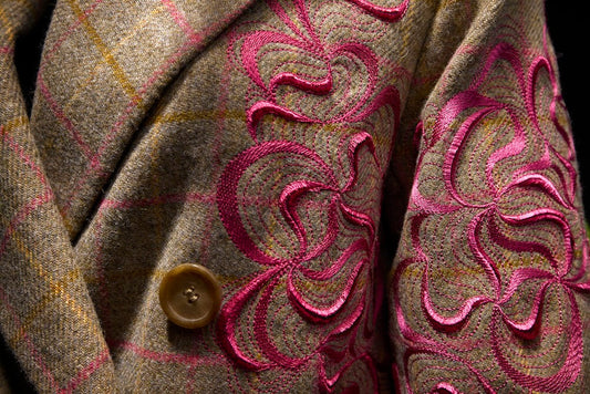 Tecniche di Embroidery con il velluto