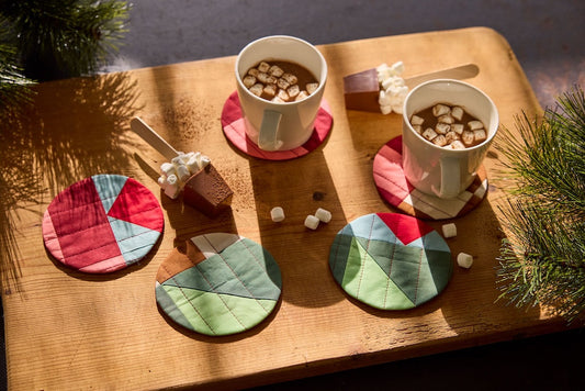 Sottobicchiere trapuntato