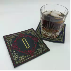 Design Your Own In-the-Hoop Coaster Embroidery Designs