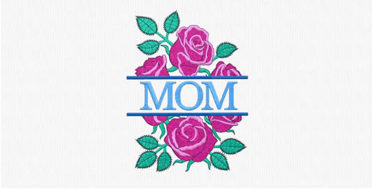 Customize Floral Embroidery with Text