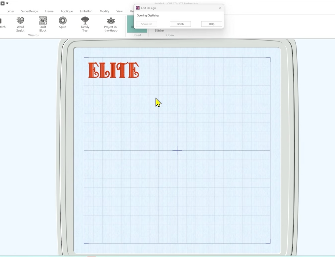Elite Learning Series  - Introduction to Digitizing & Design Creation