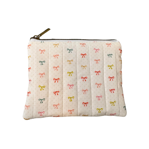 Small Quilted Zipper Pouch