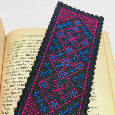 Create a Cross Stitcher Bookmark Embroidery Design