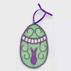 Digitize a Freestanding Lace Egg