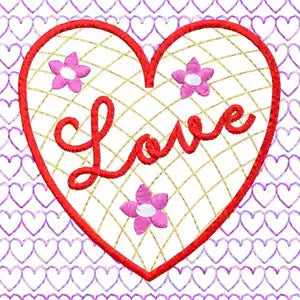 Design a Valentine Heart Quilt Block
