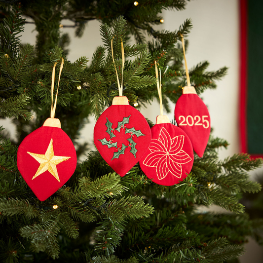 Decorazioni natalizie con Embroidery personalizzato