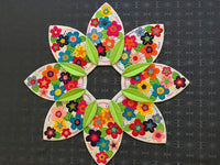 Felt Flower Table Centre