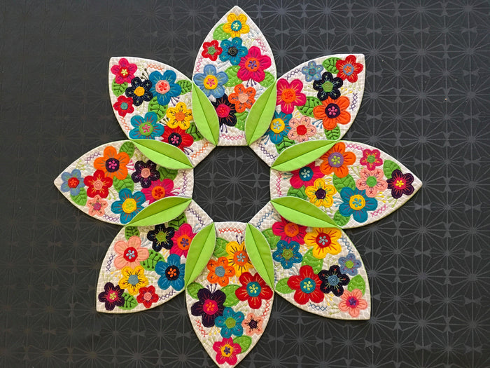 Felt Flower Table Centre