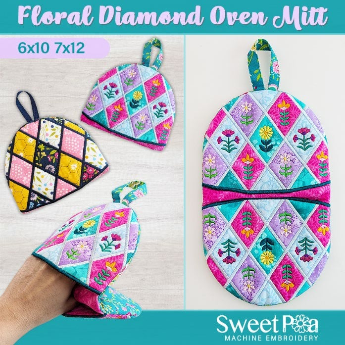 Floral Diamond Oven