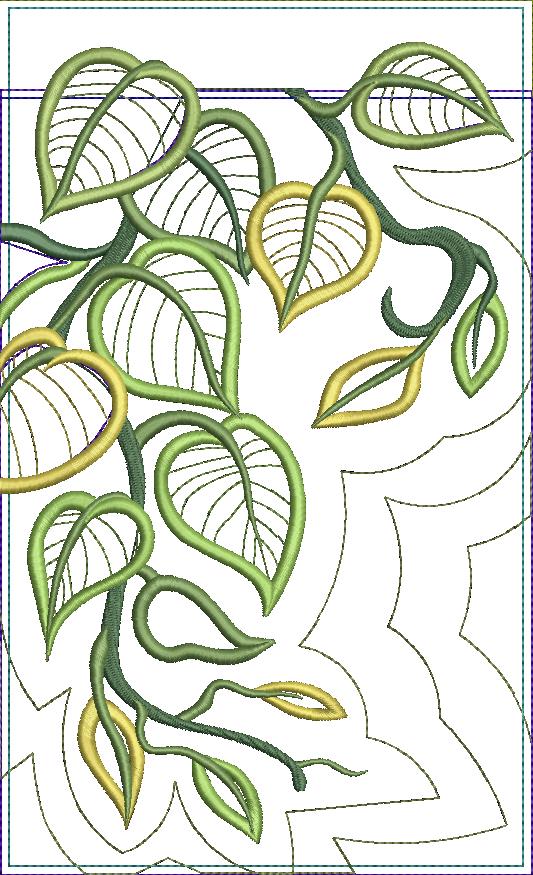 Indoor Plants Table Runner