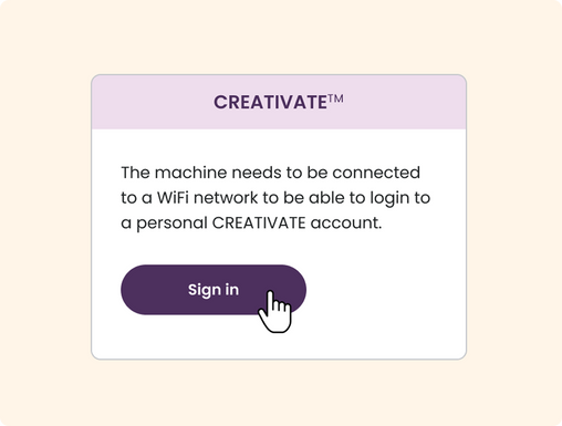 Sign in to CREATIVATE.