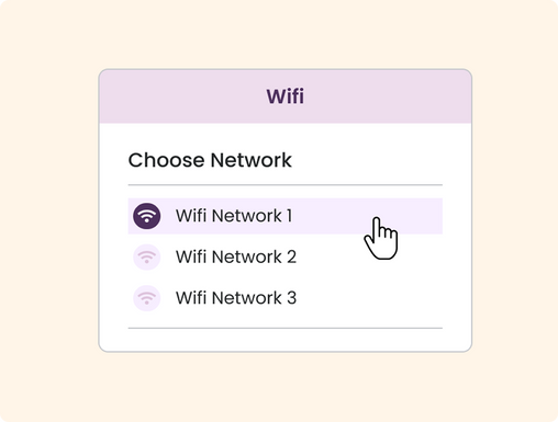 Connect to WiFi.