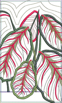 Indoor Plants Table Runner
