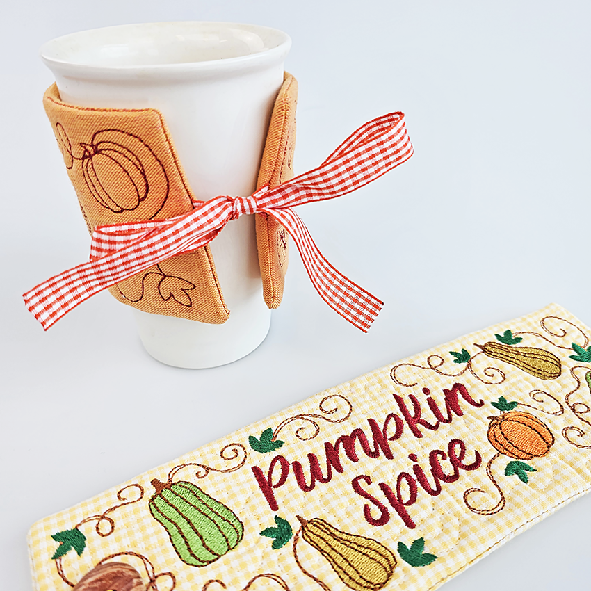 Pumpkin Spice Cup Cozy Set