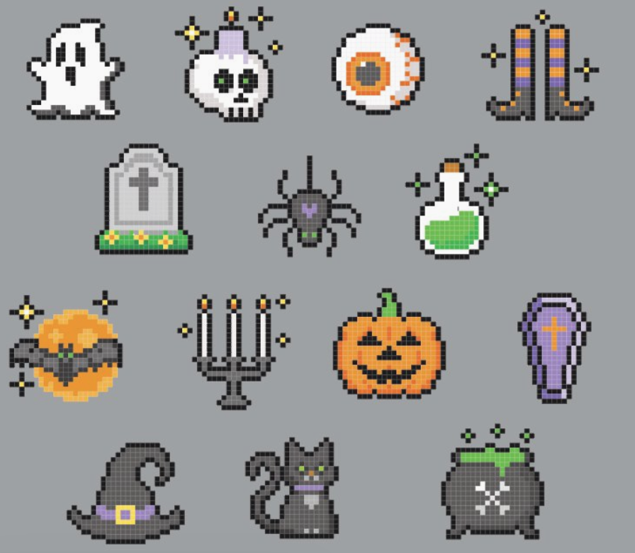 Halloween-Kreuzstich-Kollektion