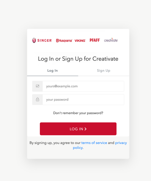 Melden Sie sich an und beginnen Sie noch heute mit der Erstellung