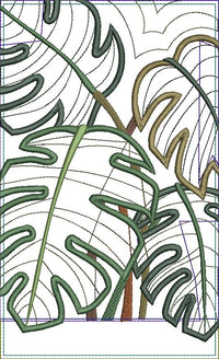 Indoor Plants Table Runner